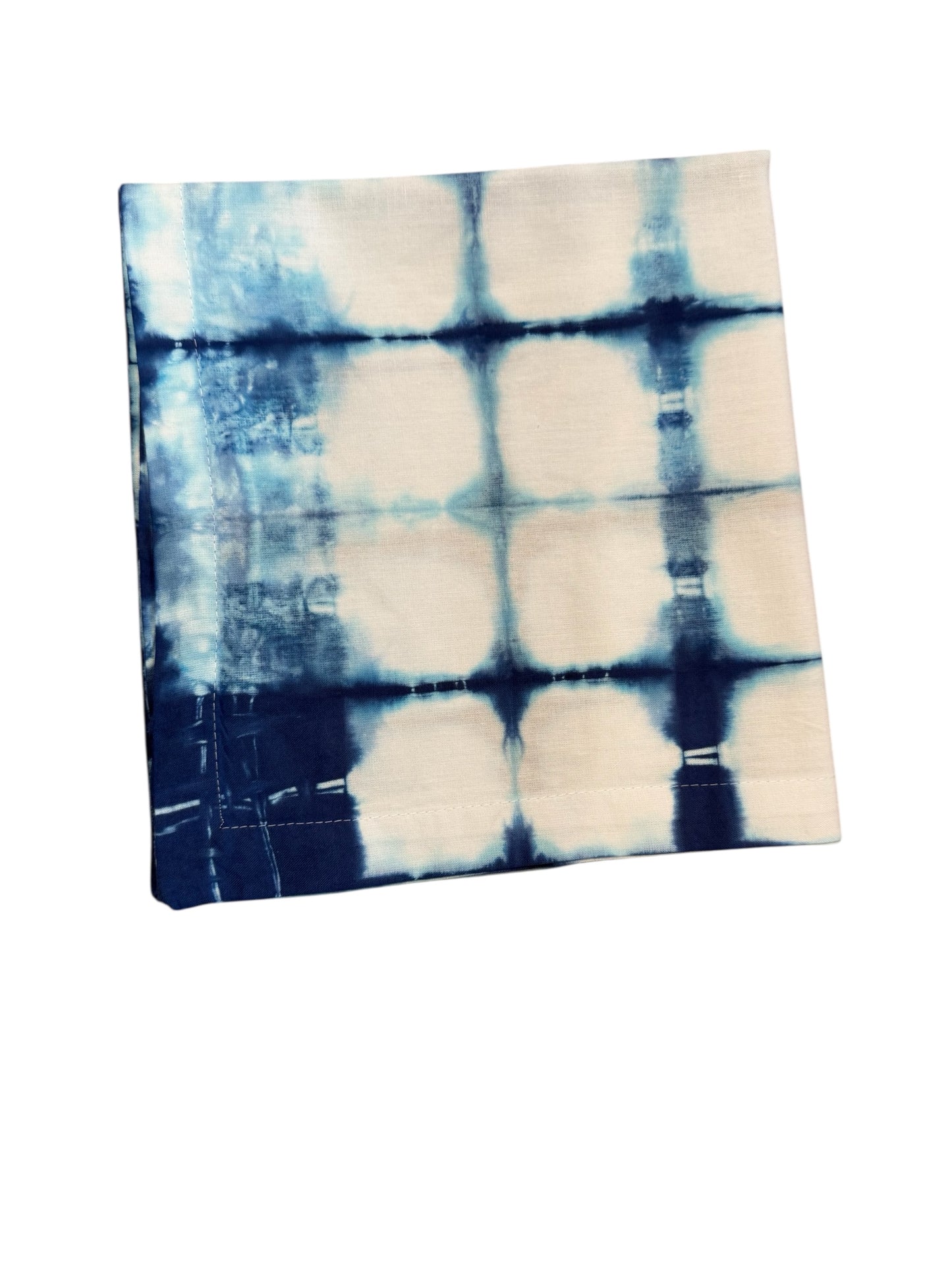 Napkins- Indigo Shibori Cotton set of 4