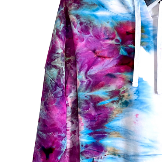 ice dyed hoodie x-large