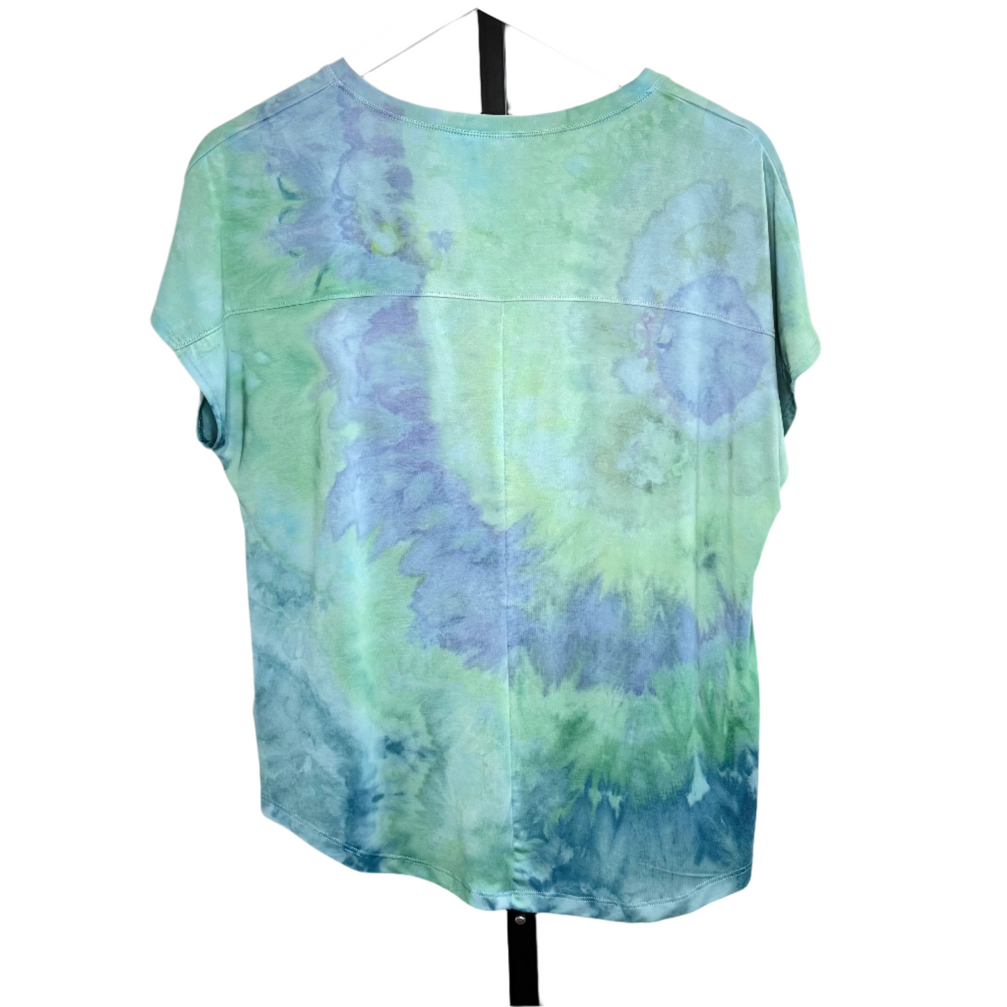 Tranquil Tide modal ice dyed geode v-neck t shirts small