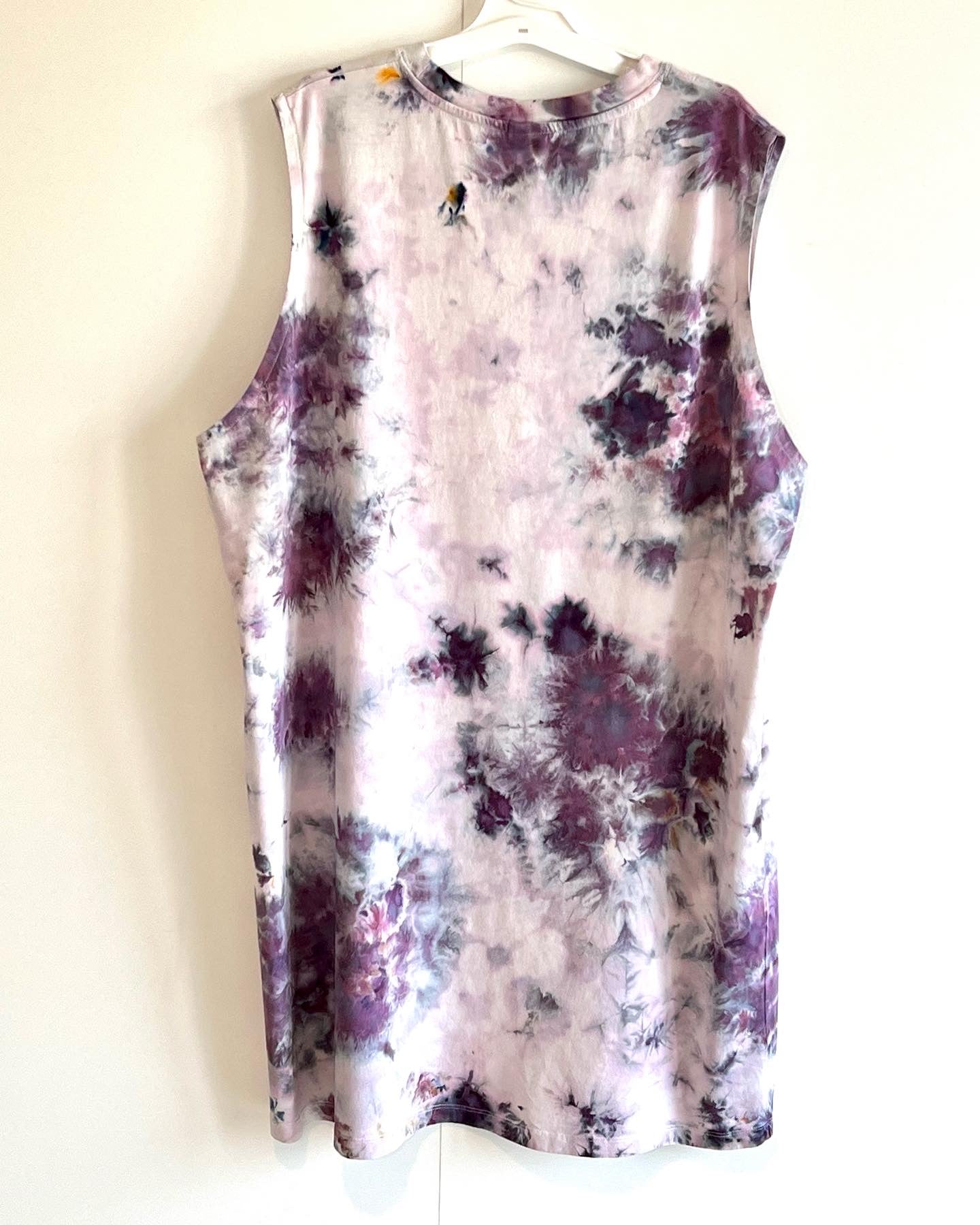Black cherry ice dyed dress-X- Large