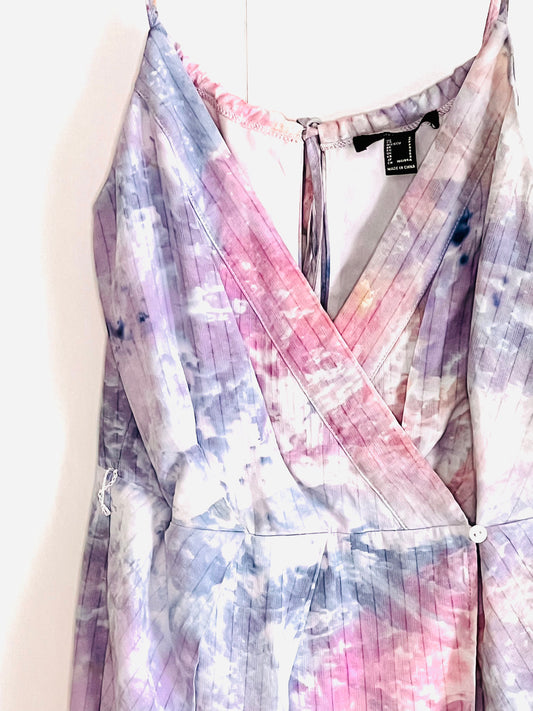 cotton candy skies inspired ice dyed dress- Small
