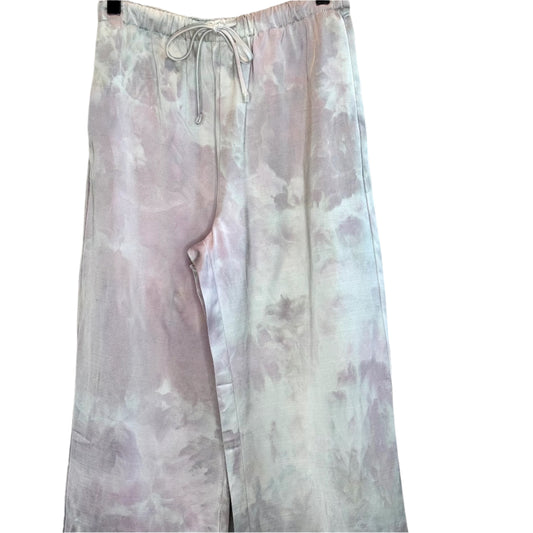 Black Cherry ice dyed pull on pant- Xs