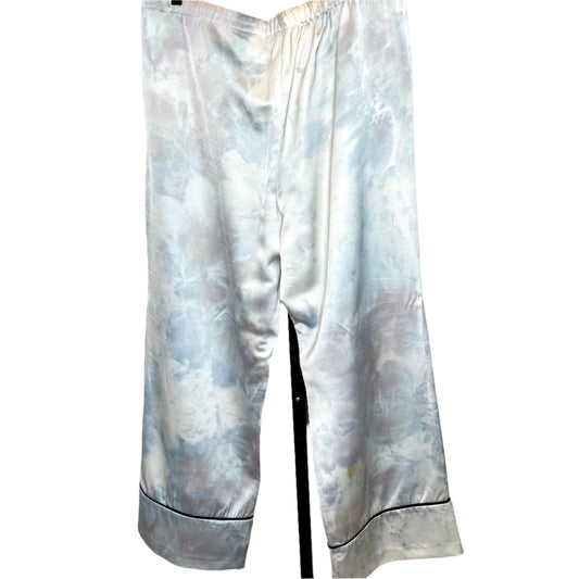 Blue ice dyed pull on pant- Large