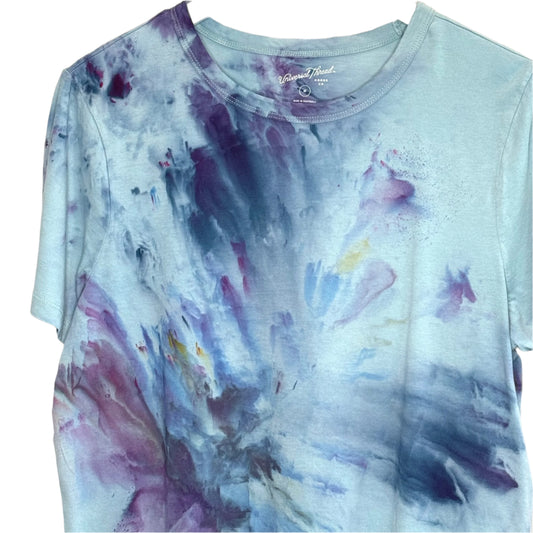 Cosmic Splash abstract ice dye t-shirt-Medium