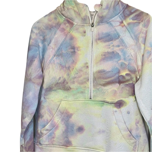 Dusky Aurora ice dyed sweatshirt- tie dyed medium
