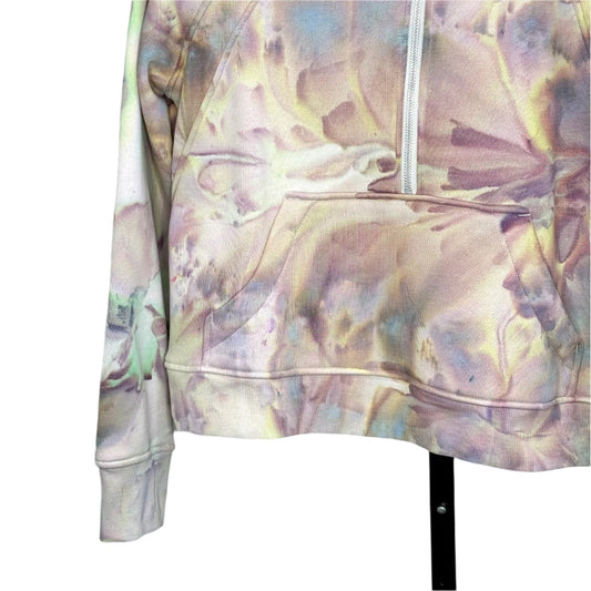 Dusky Aurora ice dyed sweatshirt- tie dyed medium