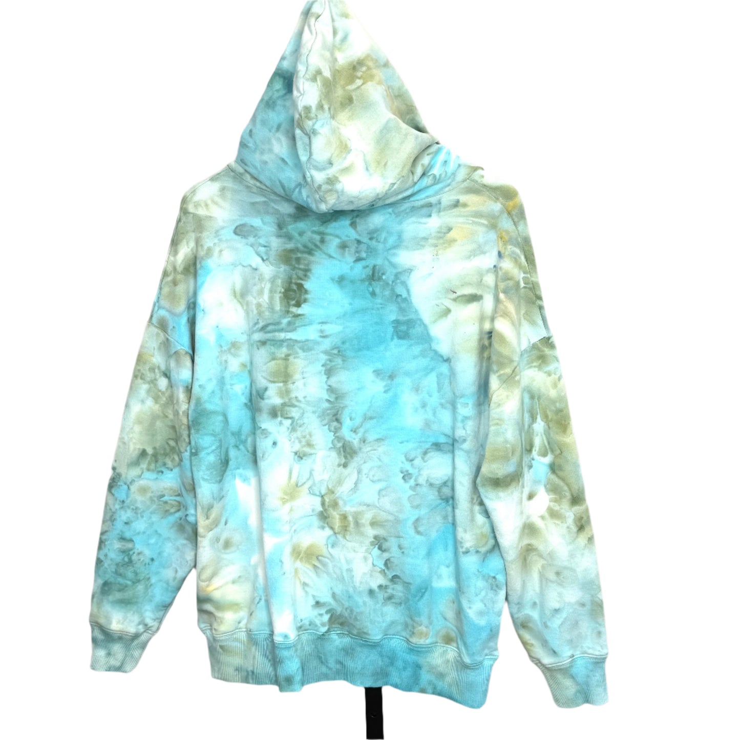 Celadon ice dyed hoodie X-large