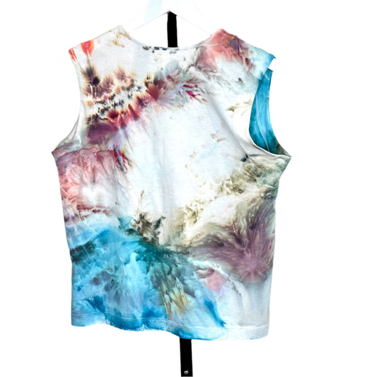 Stormy Nebula ice dyed tank top- Large