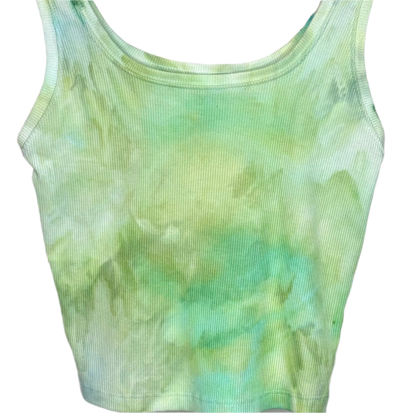 Dragons Heart ice tie dyed cropped tank top Xs