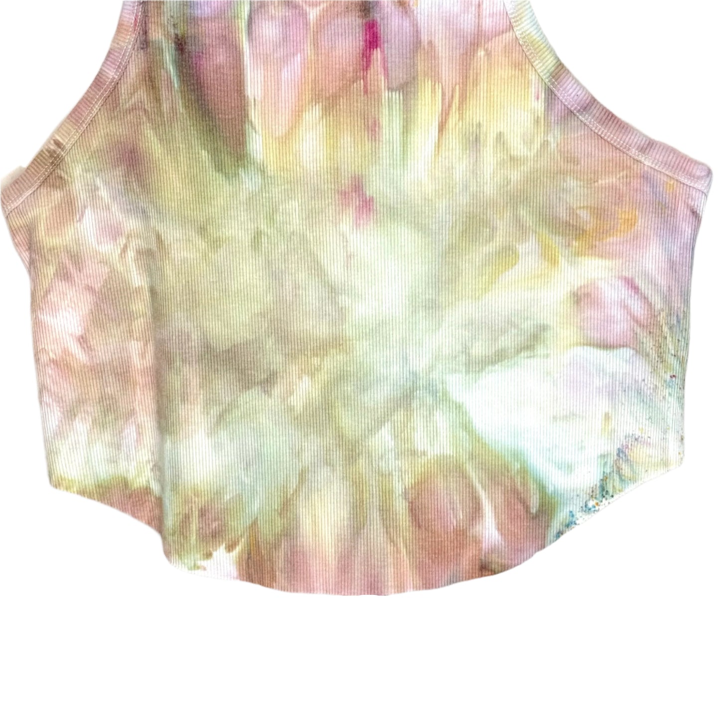 Wild Thing ice tie dyed cropped tank top 2XL
