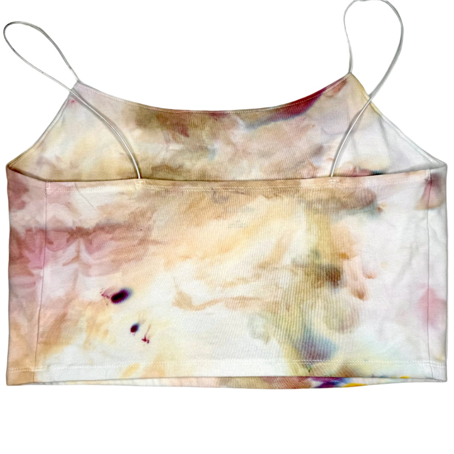 Warrior princess ice dyed cropped cami tank top Xl