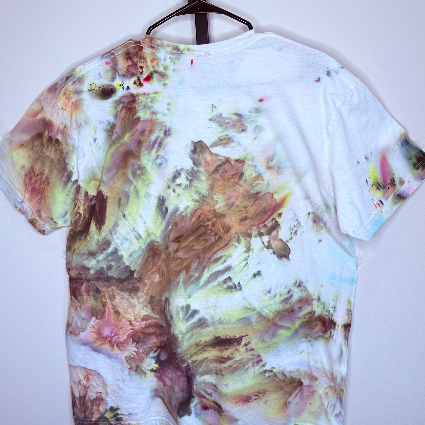 Moose abstract ice dyed t-shirt- unisex X-Large