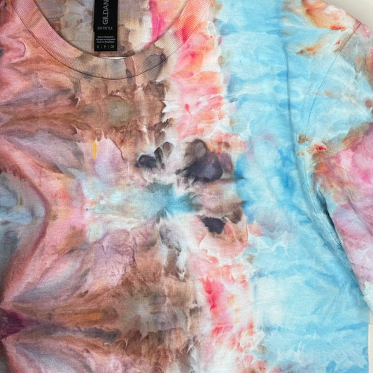 Stormy Nebula ice dyed t-shirt- unisex Small