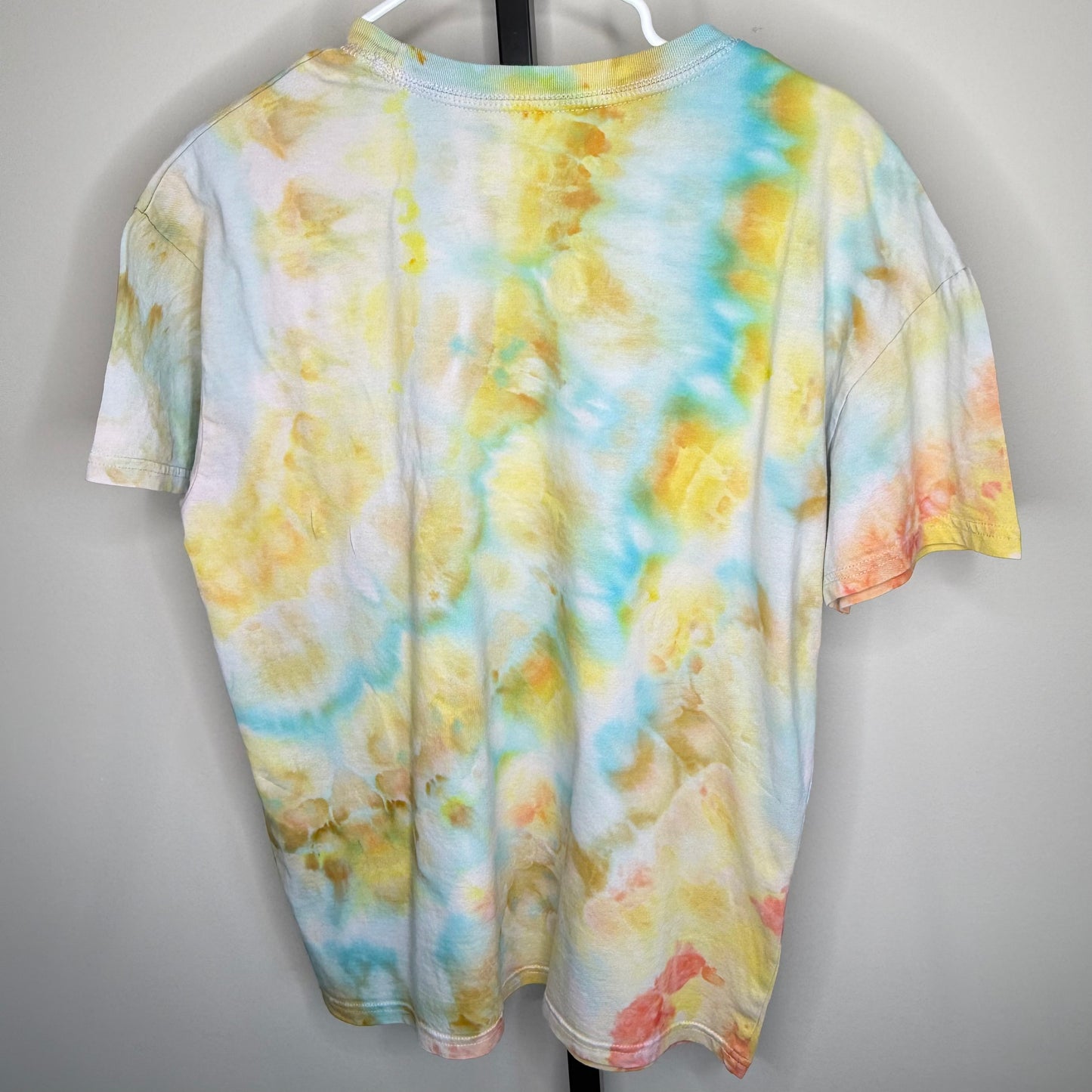 Tropical Breeze abstarct ice dyed t-shirt- unisex Medium
