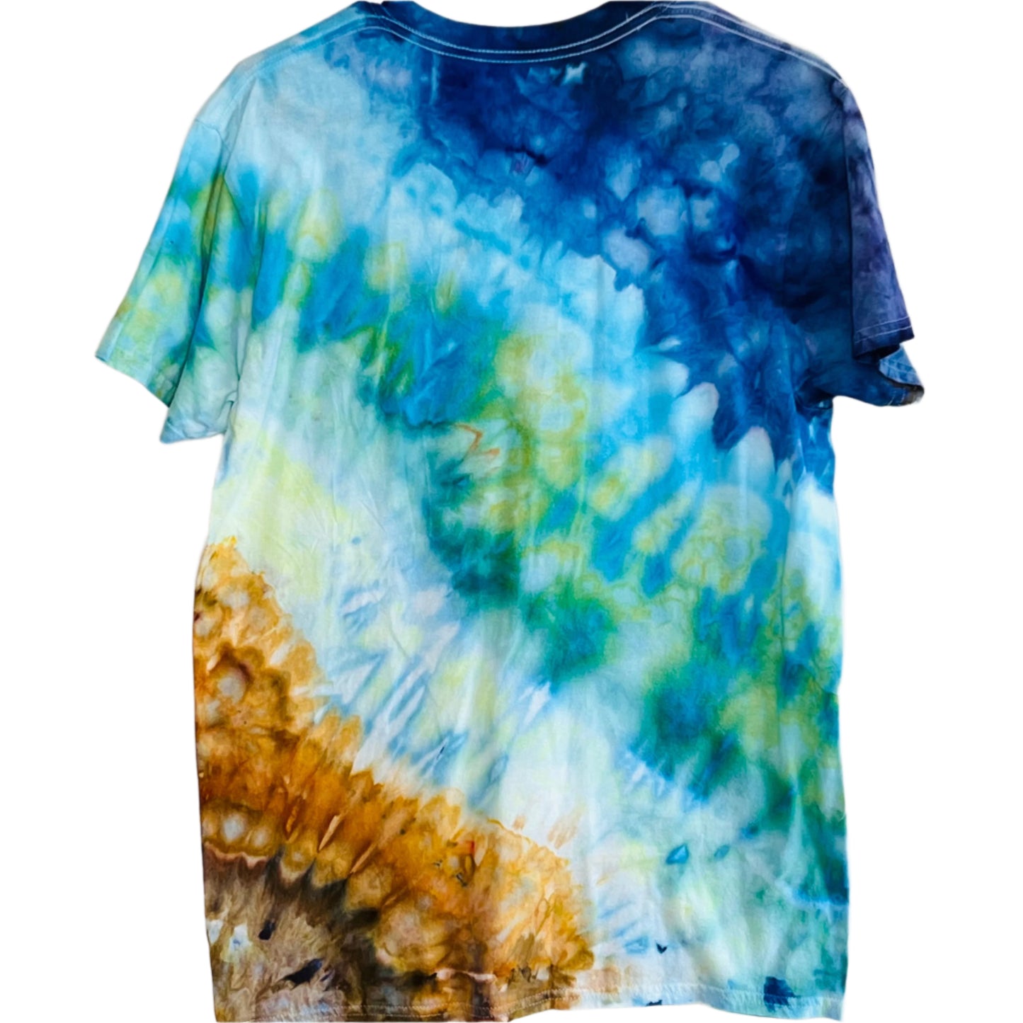 Beach vibes ice dyed t-shirt- tie dyed Unisex Medium