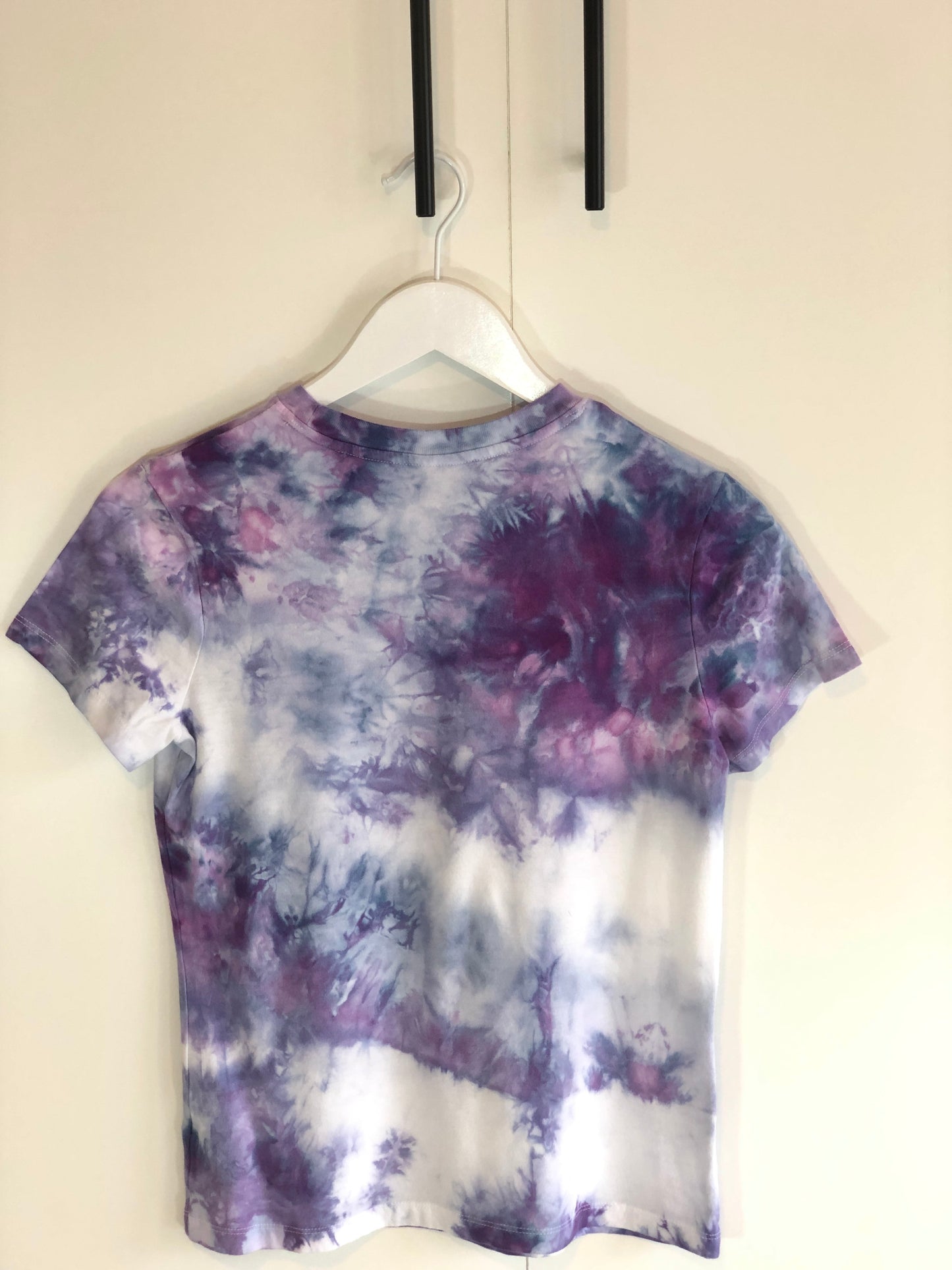 Purple modal ice dyed geode t shirt. X-Small