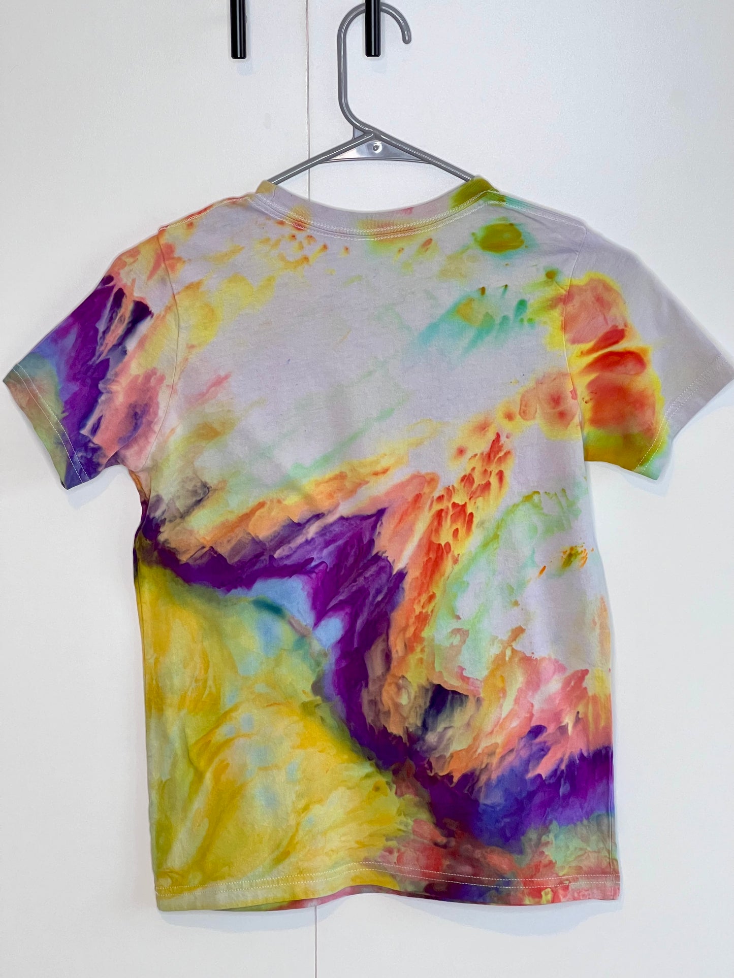 Rainbow tie dye kids large 14-16