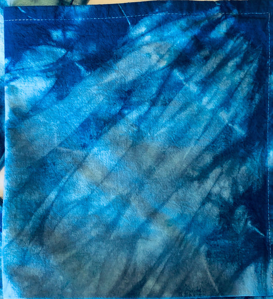 Napkins- Indigo Shibori Cotton set of 4