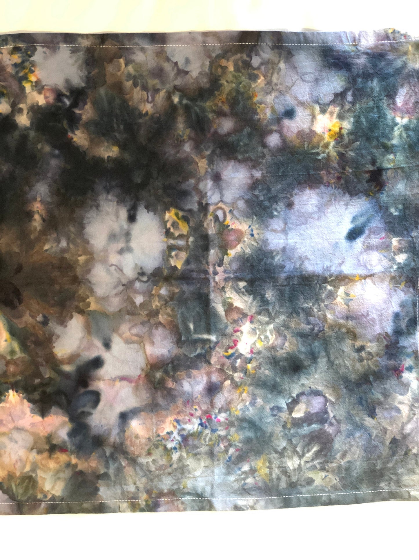 tie dye cotton tea towel- astral