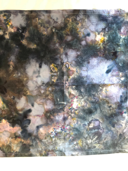 tie dye cotton tea towel- astral