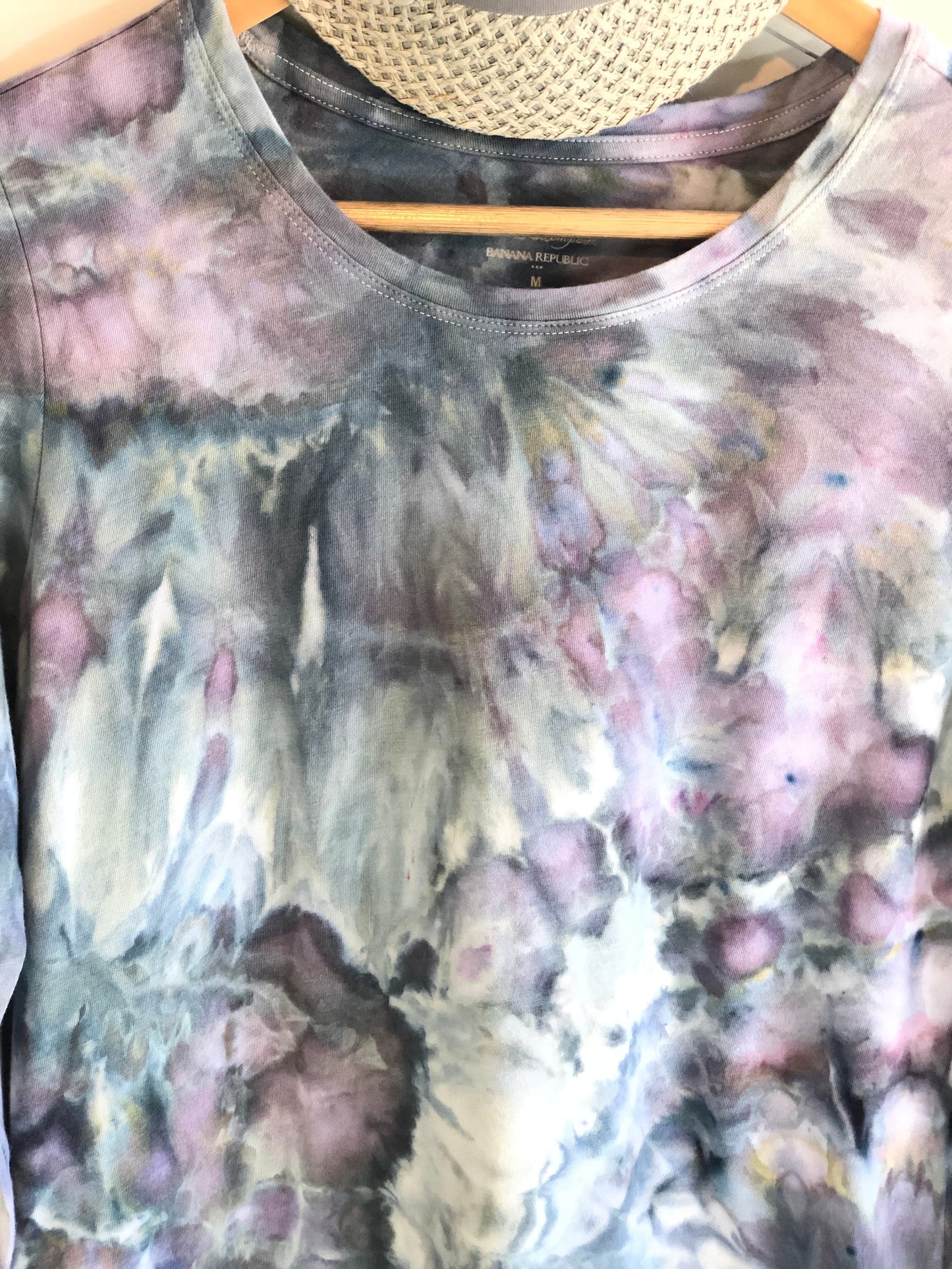 Iris ice dyed long sleeve t-shirt