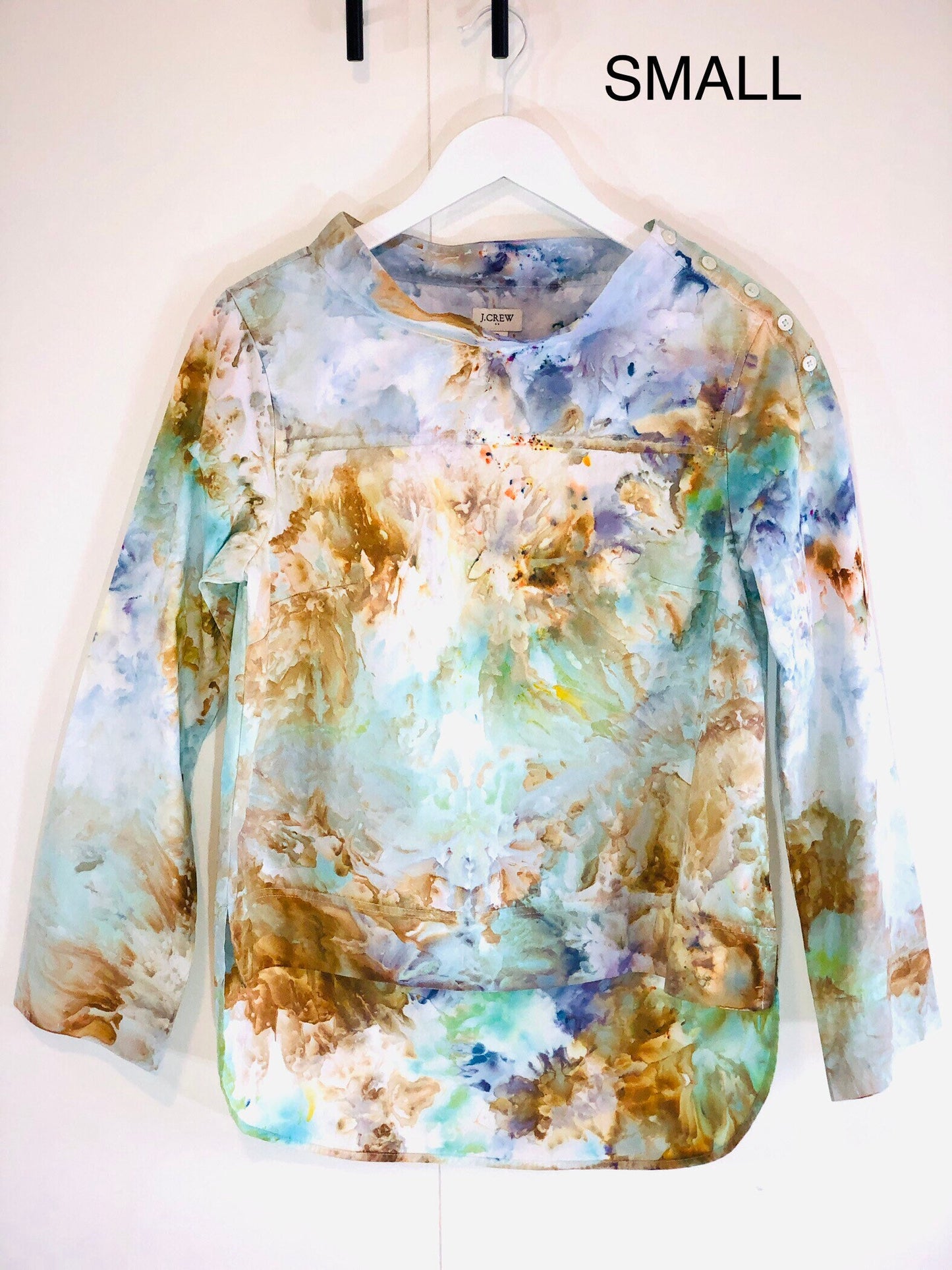 Patina ice dyed blouse
