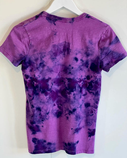 Imperial purple ice dyed t-shirt
