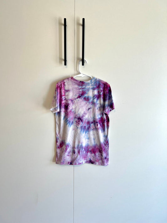 Purple and blue tie dye kids unisex shirt small 6-8