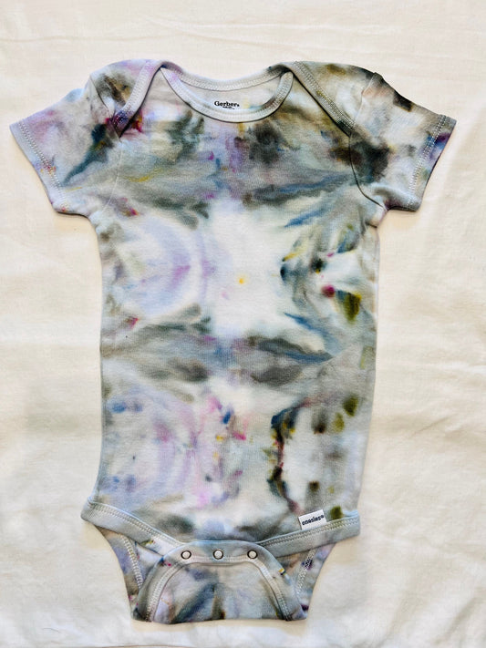 Muir ice dyed organic cotton onesie- 18 months