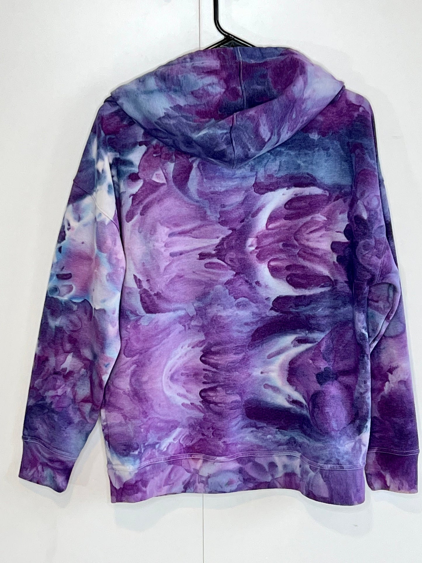 Tcu purple ice dyed fleeced hoodie