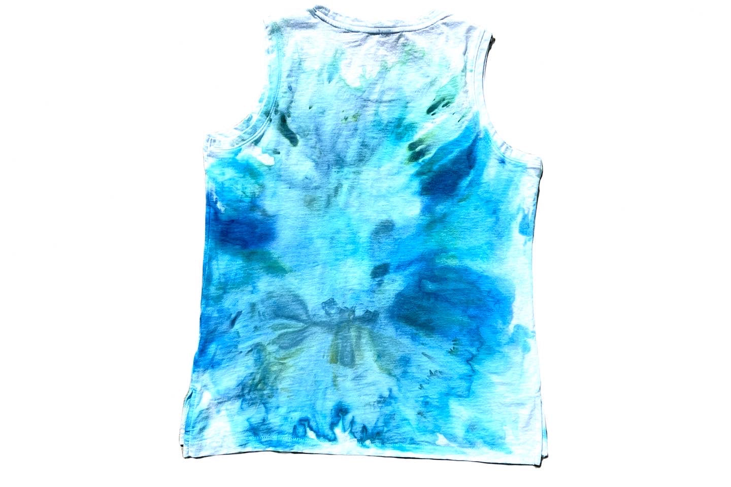 Maui blue ice dyed tank top-small-