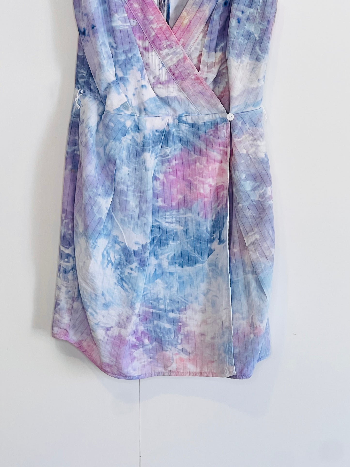 cotton candy skies inspired ice dyed dress- Small