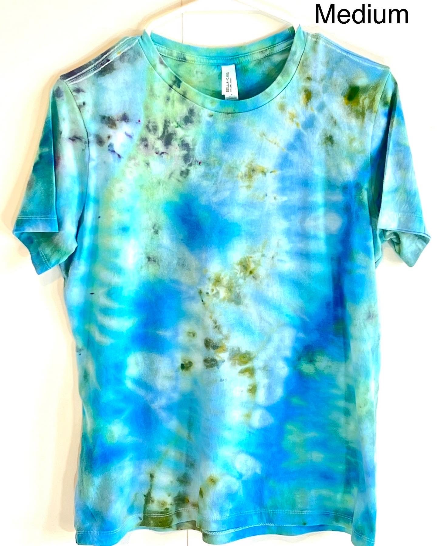 Island vibes ice dye t-shirt-Medium