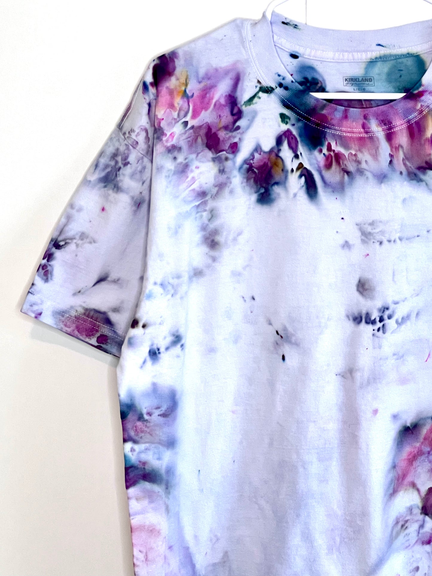 Black Cherry ice tie dye t shirt- large