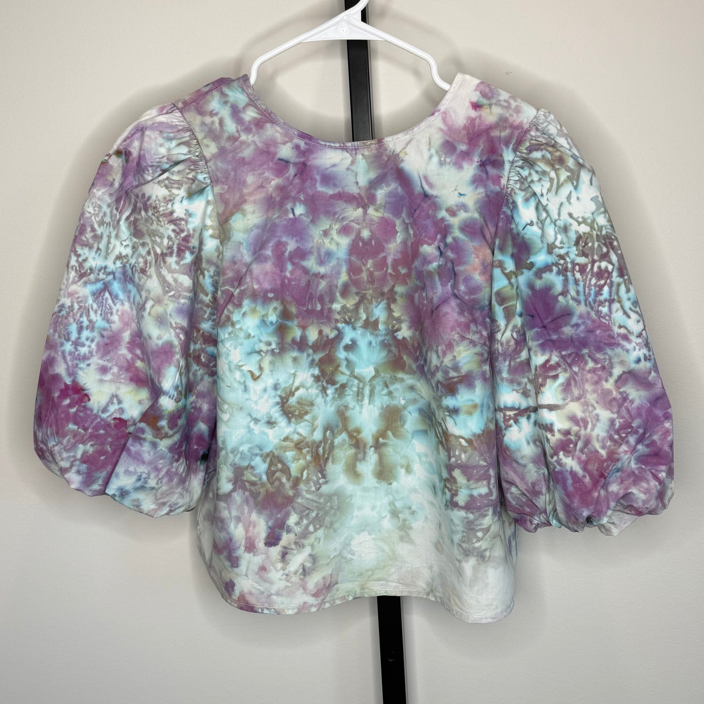 Strawberry fade  ice dyed blouse- medium