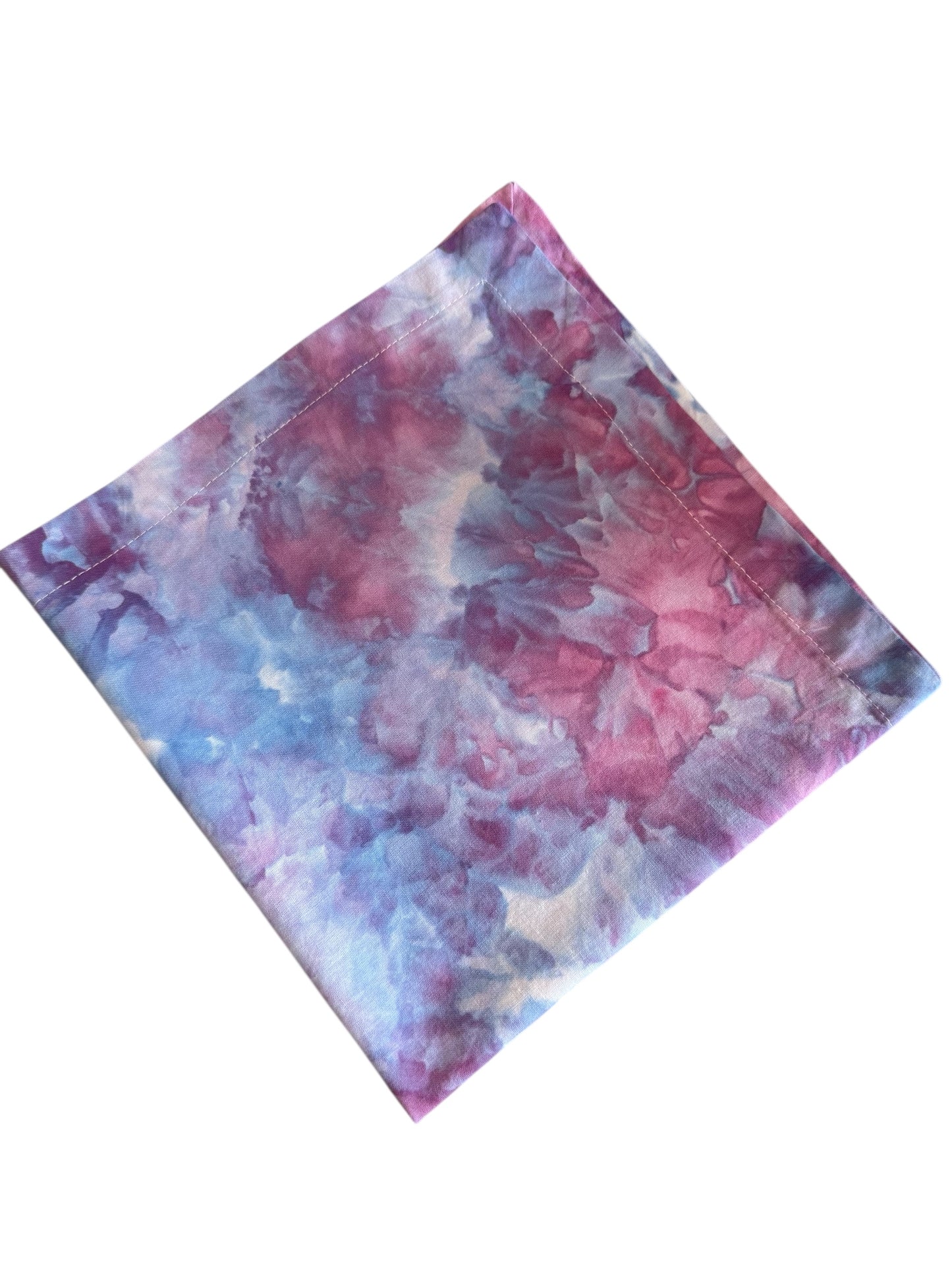 Multiple color options ice dyed - 4 dinner napkins