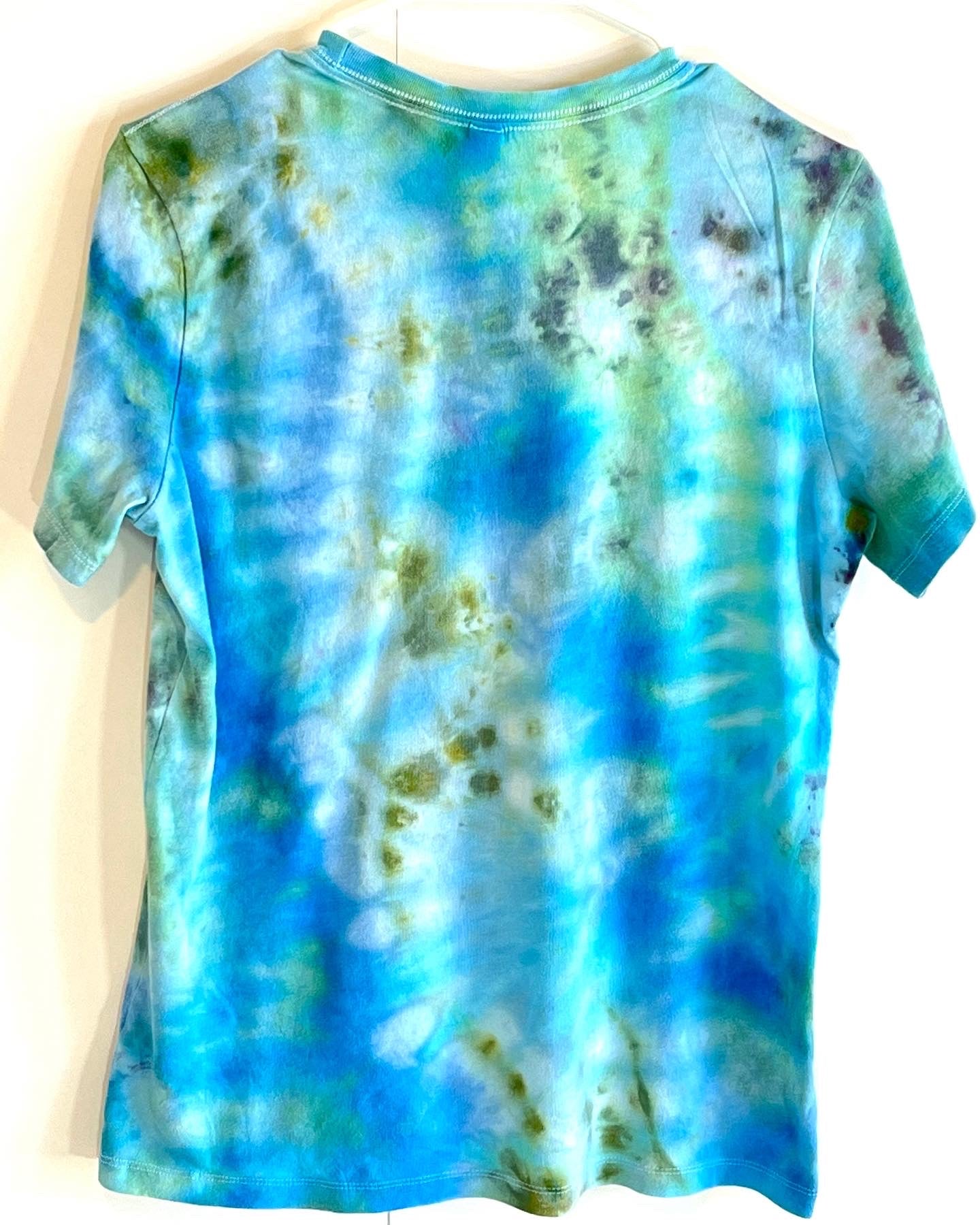 Island vibes ice dye t-shirt-Medium