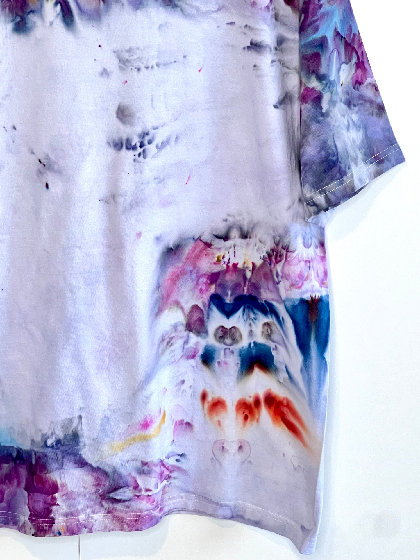 Black Cherry ice tie dye t shirt- large