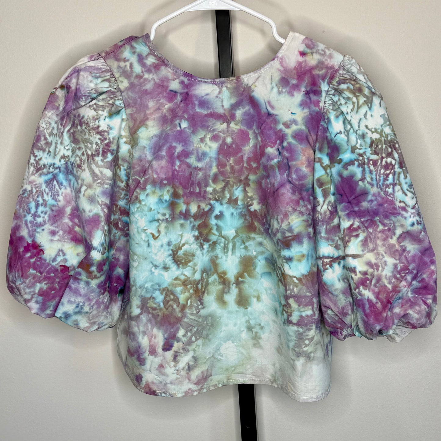 Strawberry fade  ice dyed blouse- medium
