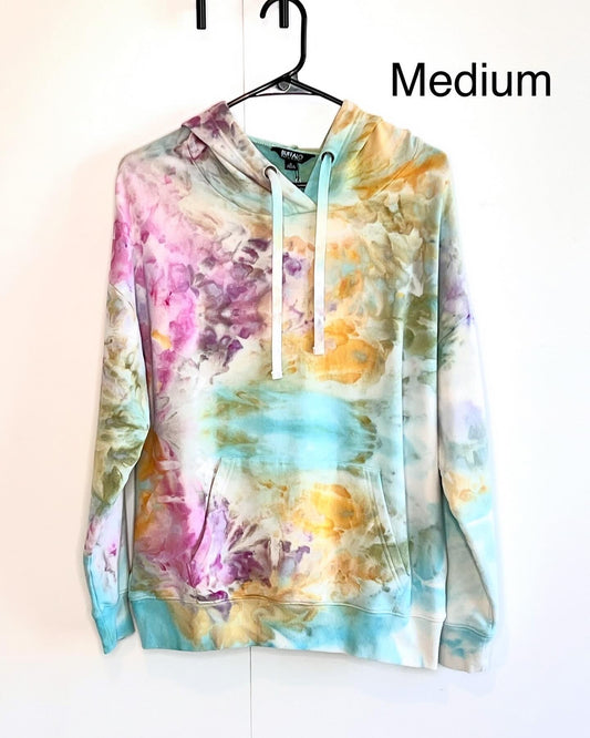 Pastel dream ice dyed buffalo hoodie Medium