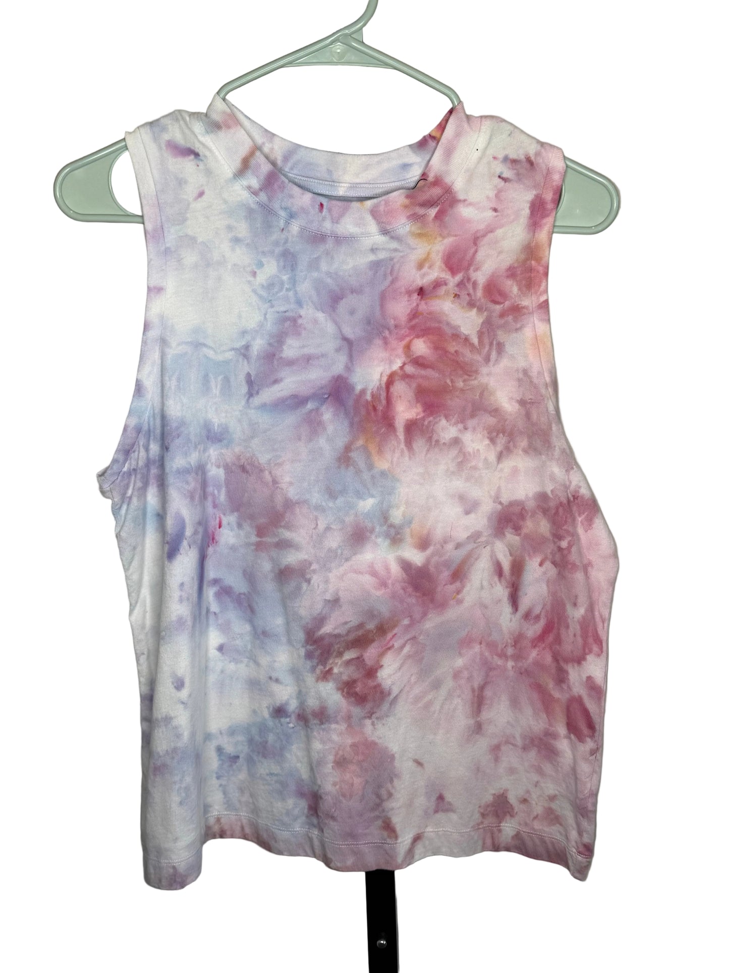Tie dye tank top-pink/blue