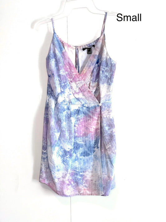 cotton candy skies inspired ice dyed dress- Small