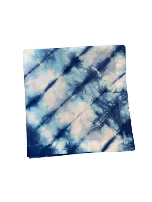 Napkins- Indigo Shibori Cotton set of 4