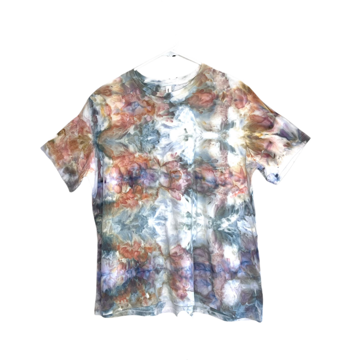 Camel storm ice dyed crew neck t-shirt 2xL