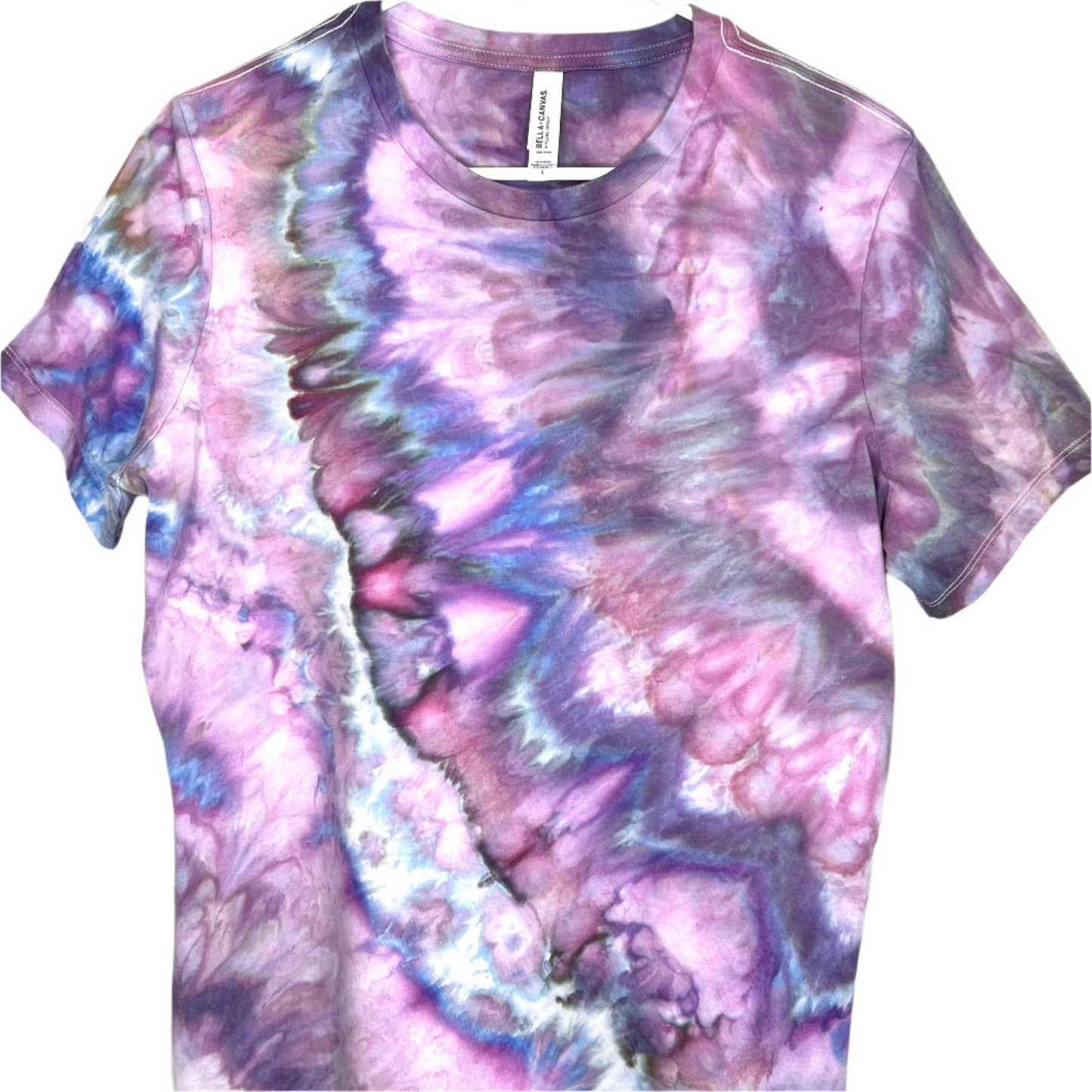 Purple and blue geode t shirt- multiple sizes.