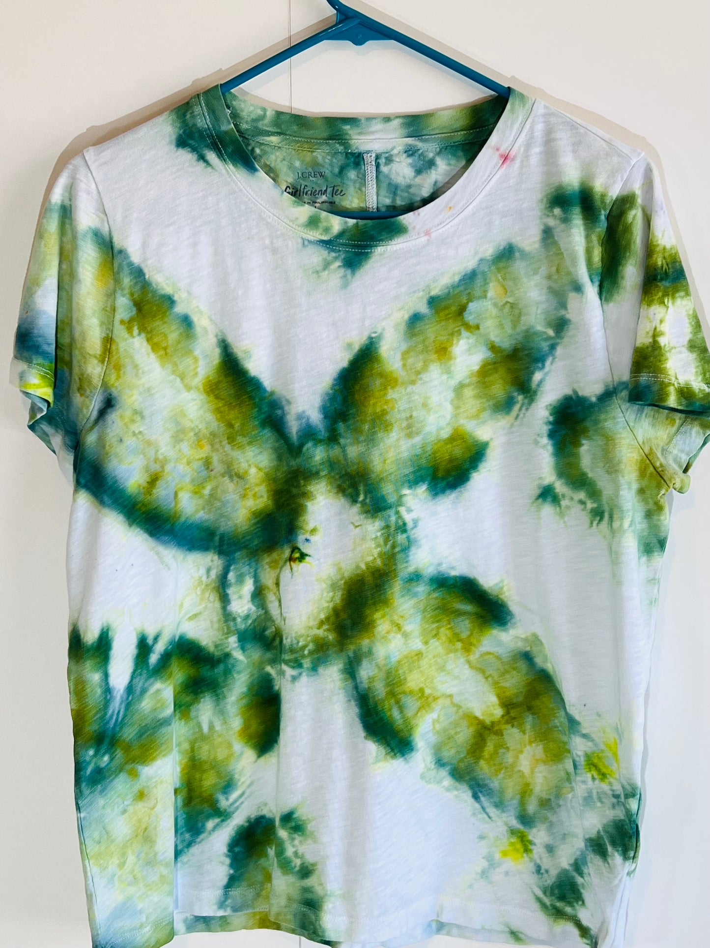 Green ice dye t-shirt- large