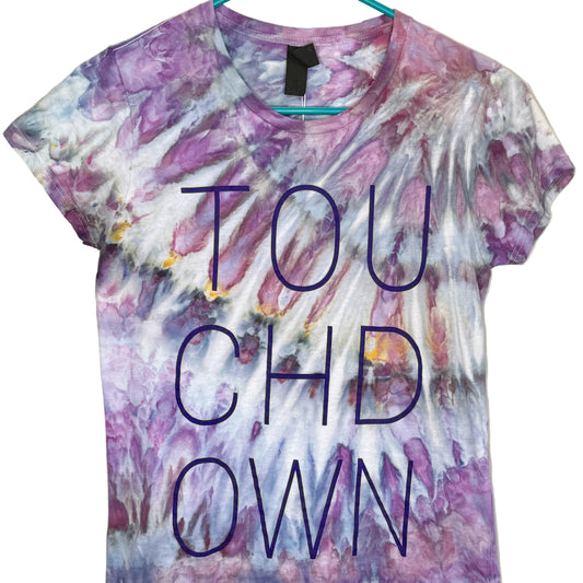 Purple ice dye Touchdown kids unisex l 14-16