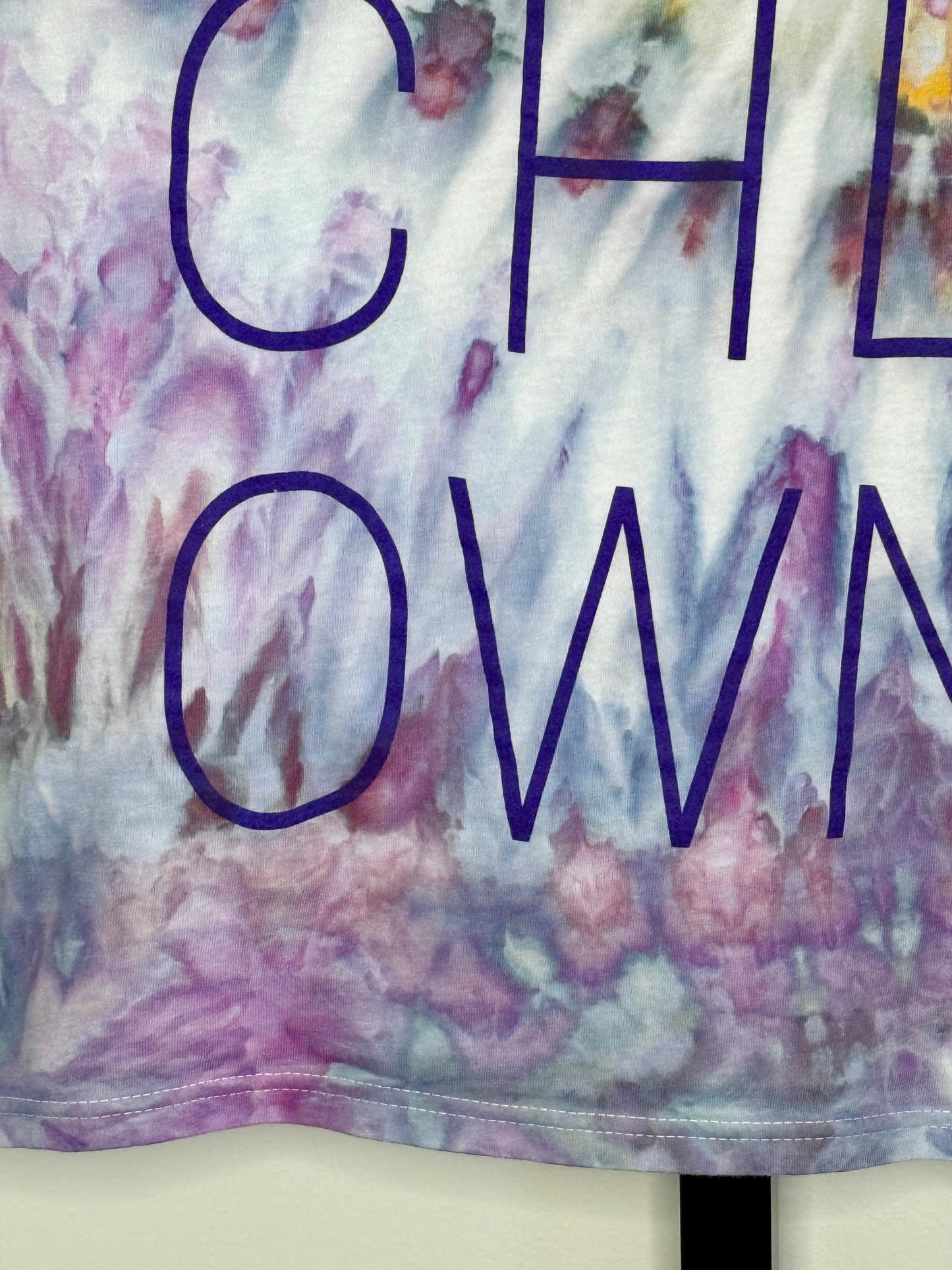 Purple ice dye Touchdown kids unisex l 14-16