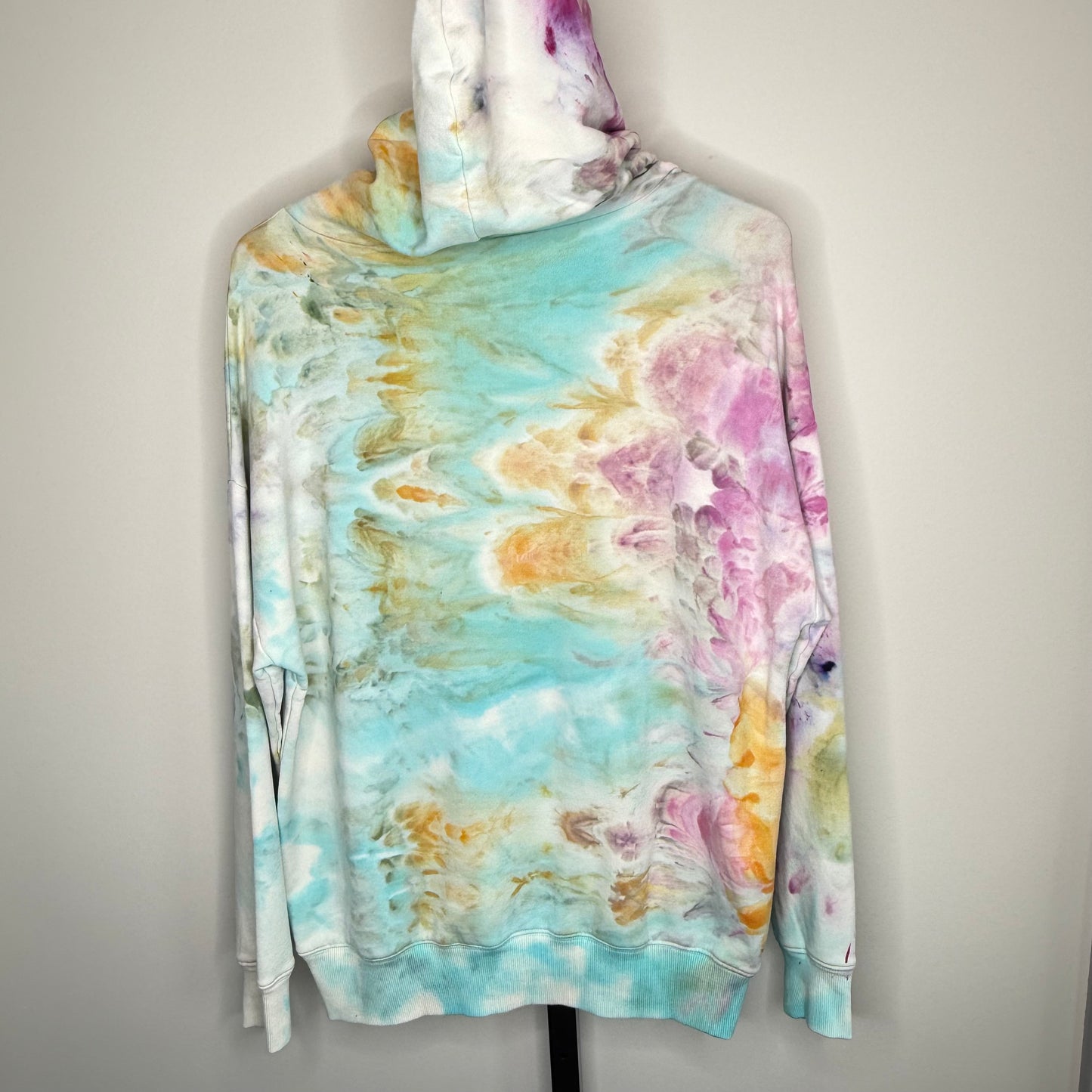 Pastel dream ice dyed buffalo hoodie Medium
