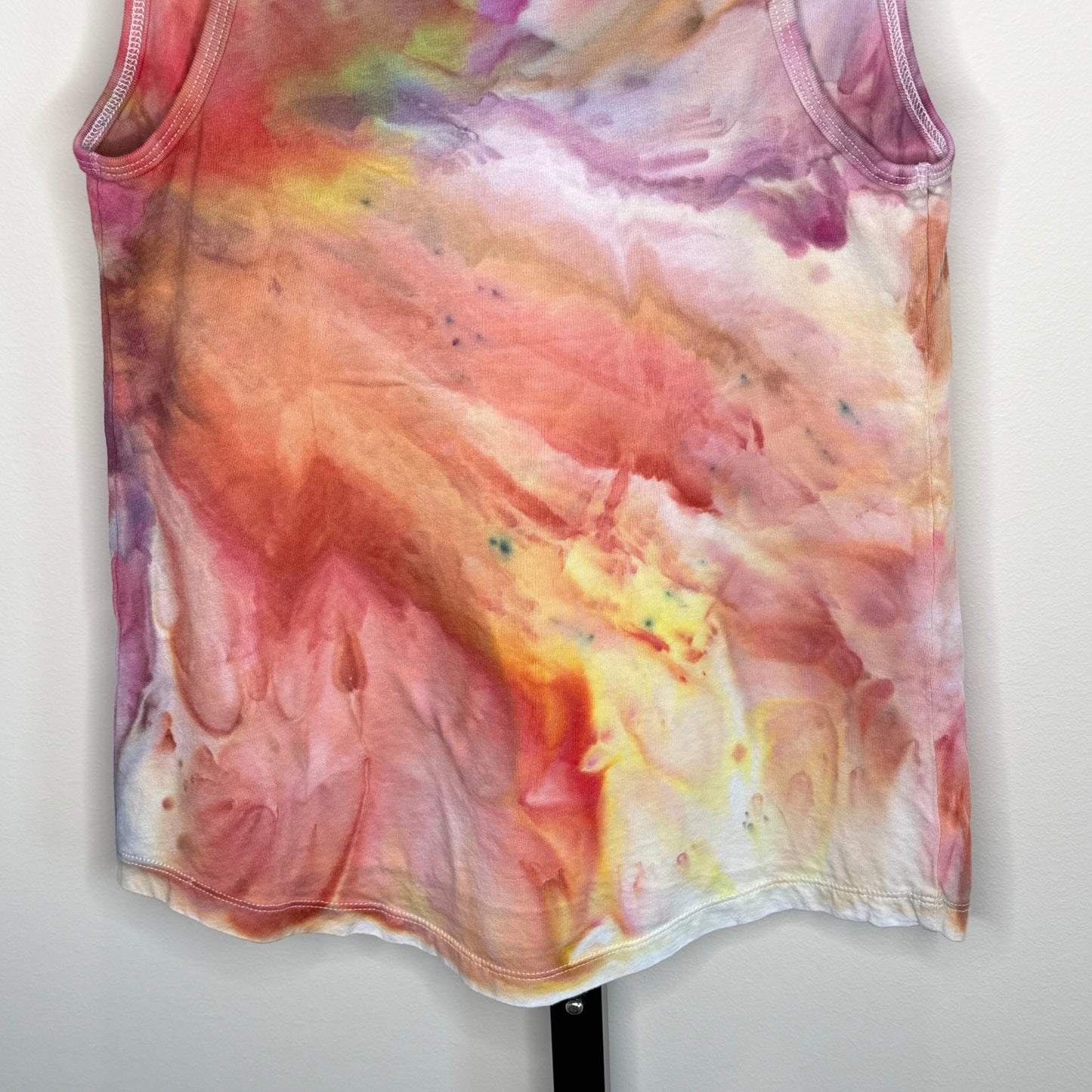 Desert Aurora ice dyed racer back tank top- small
